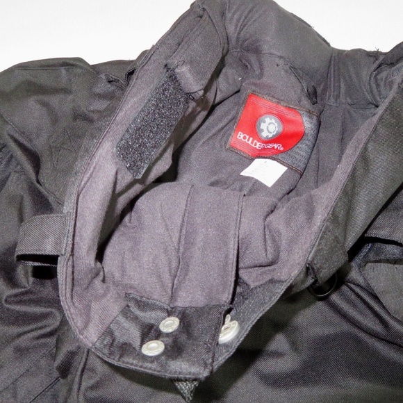 Men BOULDER GEAR Black 5K insulated Cargo ski snowboard pants - Picture 9 of 11